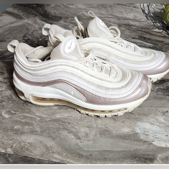 Womens nike airmax 97 White and rose gold. - Picture 2 of 4